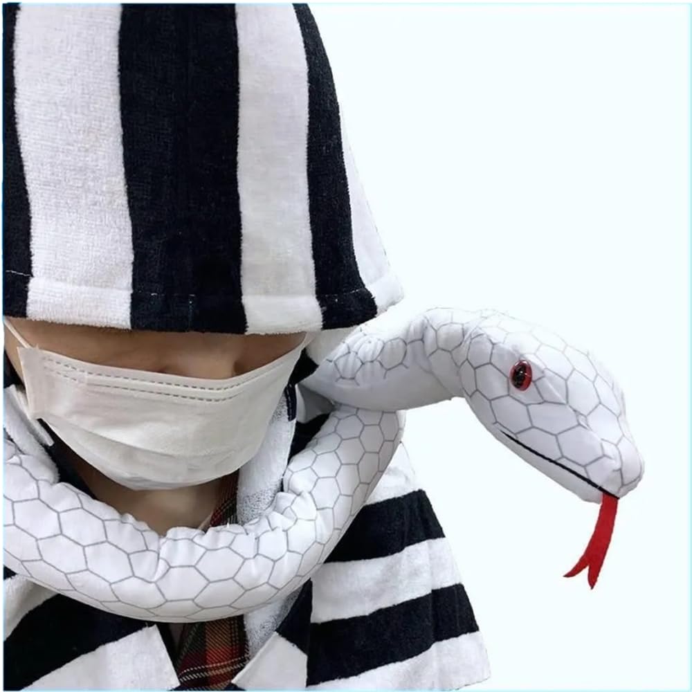 Movable White Snake Plush Toy 140cm Cosplay Long Large BIG SNS X Instagram