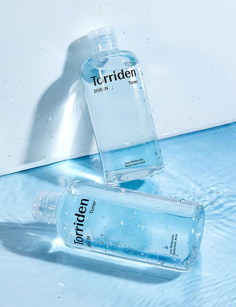 TORRIDEN Dive-In Low Molecular Hyaluronic Acid Toner 300ml – Lightweight Hydration, Skin Refreshing, Korean