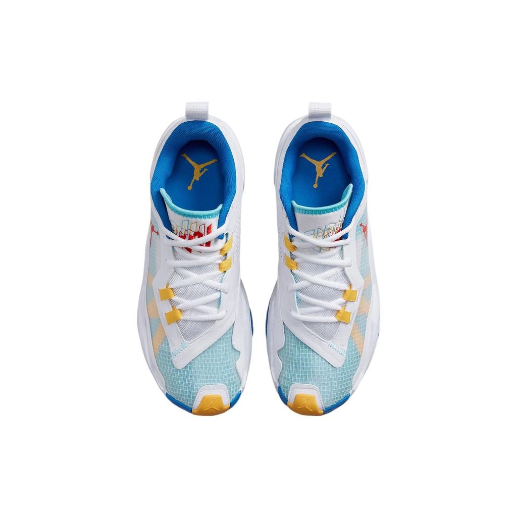 Pánské tenisky Air Jordan One Take 4 Bílá Lagoon Pulse Zlatá Chile-Red DO7193-164