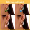 Marine Starfish Drop Earrings For Girls With Zinc Alloy Material Summer Gift