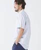 LL Bean Organic Cotton Seersucker Short Japan Size Bright 1000041817 Men's Shirt, Sleeve, Striped, Fit, M, Blue,