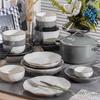 Kangmo 58-Piece Nordic Ceramic Dinnerware Set