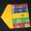 Colorful Buddhist Scripture Storage Bag Organizer Handicrafts Embroidery Satin Button Bag Good Luck Tibetan Home Gift Decorative