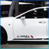 2Pcs Car Body Decoration Stickers Door Personalized Sport 3D Stickers For Opel Astra H G J Insignia Mokka Zafira Corsa Vectra B C D