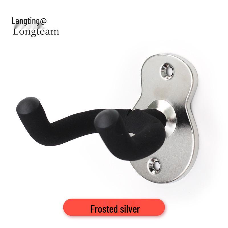 Matte Black Musical Instrument Wall Hook: Display Rack for Guitar, Ukulele, Violin, and Hulusi