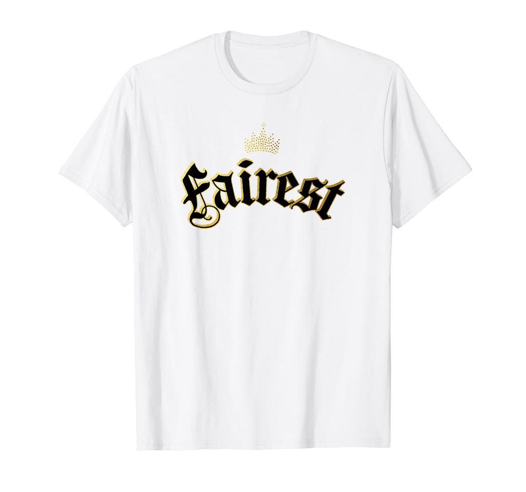 Disney Descendants Fairest Crown Text Logo T-Shirt