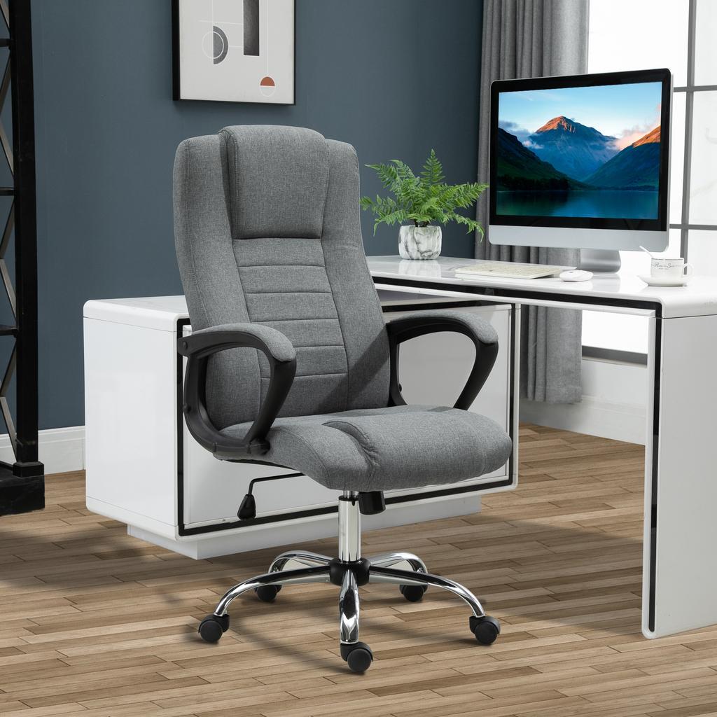 Ergonomic Presidential Office Chair Reclining and Padded with Adjustable Height and Tilt, 62 x 76 x 110-119cm