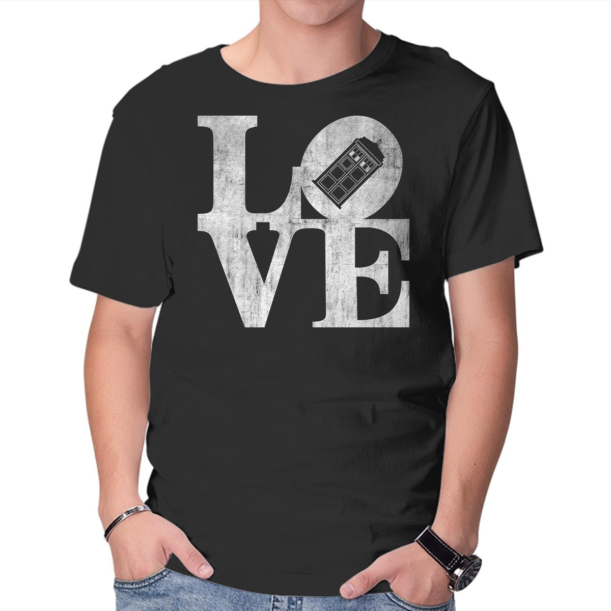 Unisex Crew Neck T-Shirt Who Do You Love? Graphic Short Sleeve Casual Tee XL