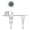 Brand New Leuze Cable KD U-M12-4W-P1-050-DP & KD U-M8-4W-V1-050-DP
