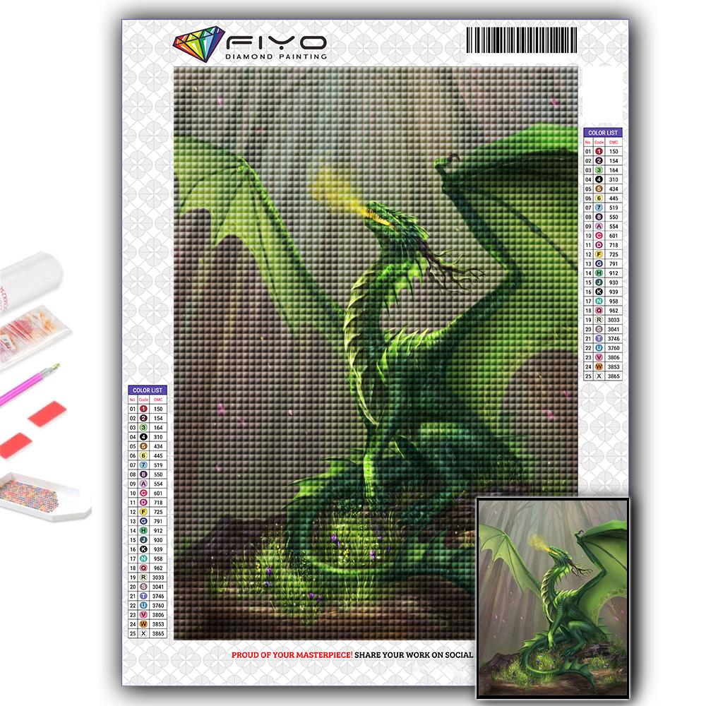Cross Stitch Kit DIY Diamond Embroidery European Dragon Diamond Painting Home Decor