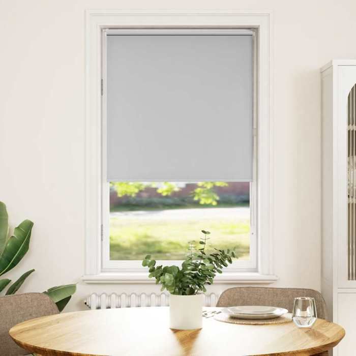 VidaXL Blackout Roller Blind Fabric Width 80.7 Cm Polyester, Day and Night Blind, Kitchen Blind, Blind 4011385