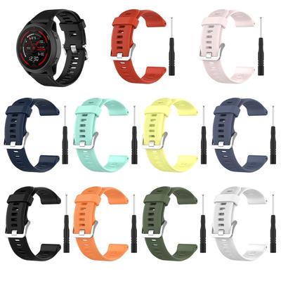 Suitable for Forerunner 745 for Smart Watch Adjustable Silicone Replacement Wristband Training Colourful Silicone