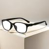 A Pair of Rectangular Frame Gradient Glasses Anti Slip Blue Light Shielding Suitable for Office and Casual Wear