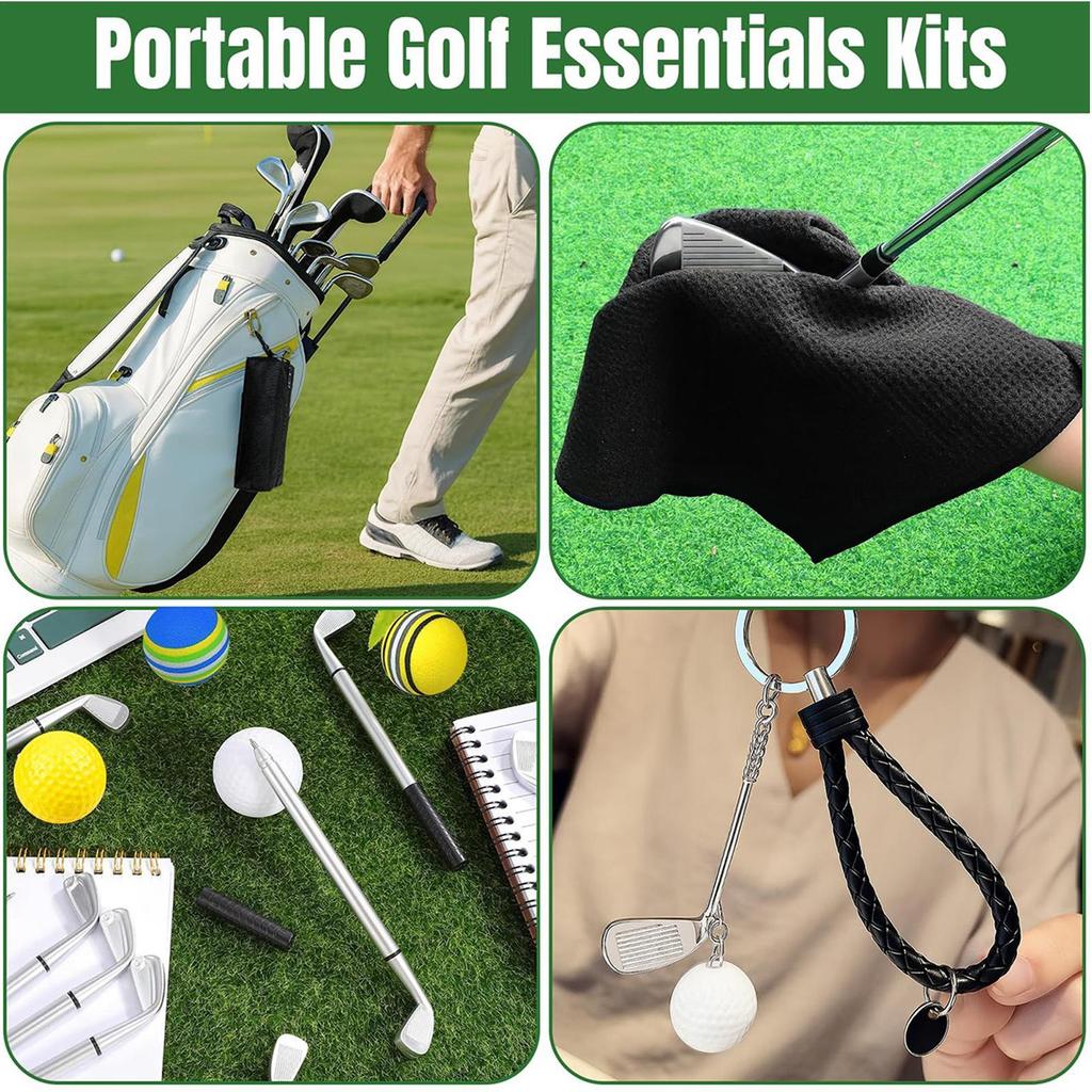 Calendrier de l'Avent de Noël Golf 24 Jours Accessoires de Sports de Balle Calendrier de l'Avent Sportif Pour Passionnés Joueurs Collectionneurs