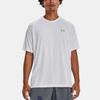 Under Armour Solid Color Round Neck Pullover Training Reflective Short Sleeve T-Shirt Men Tops White 1377054-100