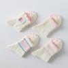 Cotton Pilates Socks for Women Breathable High-elastic Yoga Socks Sweat-absorbent Non-Slip Grip Floor Socks for Yoga Dance