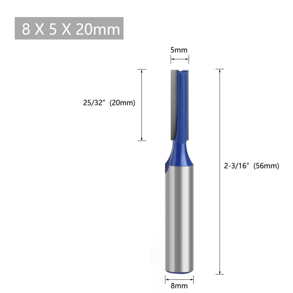 Router Bit Router Bit 8mm Cutter Double Flute For Woodwork Tool Milling Cutter