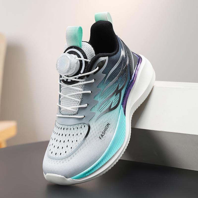 Boys' Autumn Breathable Mesh Non-Slip Running Shoes for Older Children