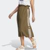 adidas Originals Logo Trifoglio Stampa Sport Gonna Casual Media Lunghezza Donna Gonna A Strati Verde Oliva IC5360