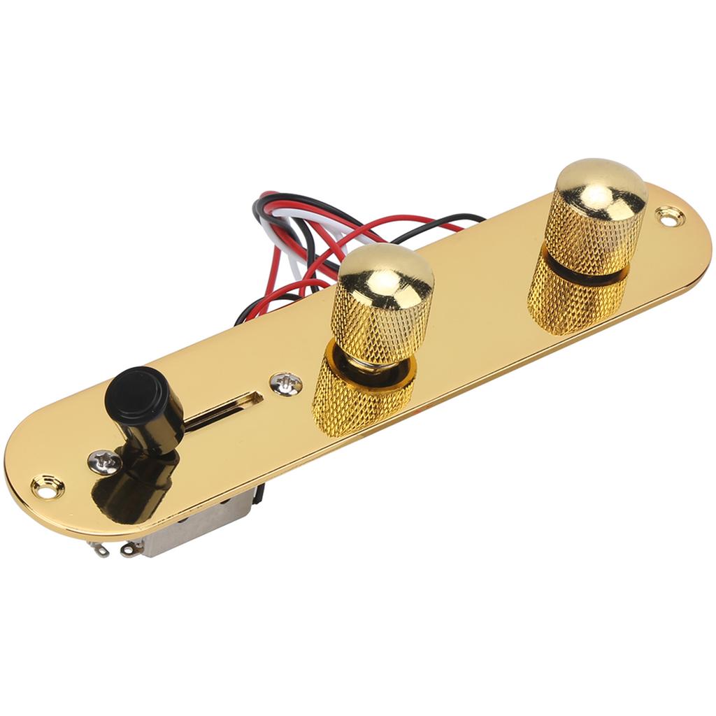 Guitar Control Plate Metal for TL Chrome Plated Prewired Circuit Board Replacement Accessories