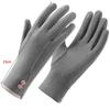 Luvas de Inverno Dralon Tela Sensível ao Toque Dedo Inteiro Luvas de Condução Luvas de Dedo Inteiro Quentes à Prova de Vento para Ciclismo ao Ar Livre Esqui