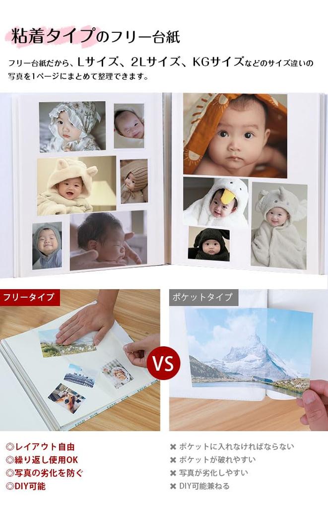 photo handmade photo large DIY free high transparency postcard fabric cover Self-adhesive album, book, capacity, file, album, film, storage, (blue)