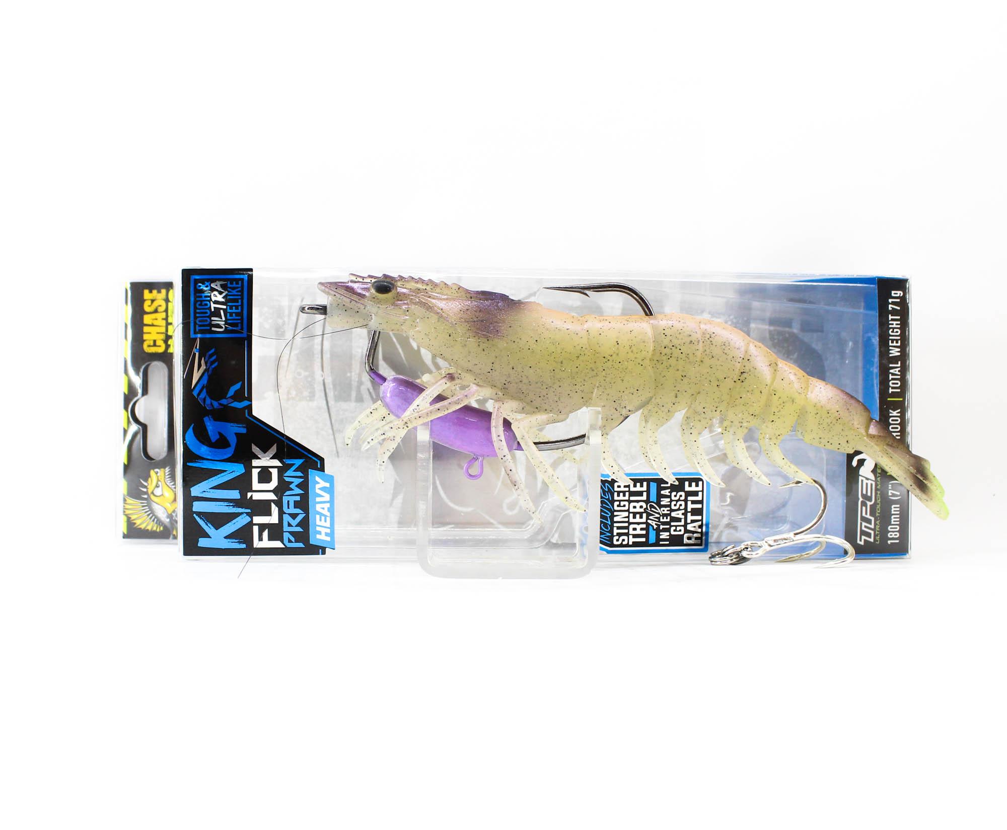 

Chasebaits Flick Prawn King Heavy 180 мм 71 грамм Тонущая приманка 01 (6161)