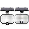 Solar Wall Lights Waterproof Solar Powered Lamp Motion Sensor Wall Light Split Solar Wall Sconce Outdoor Wall Lights for Garden