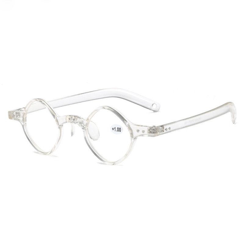 Retro Small Square Round Frame  Eyeglasses Anti-Blue Light Blocking Reading Glasses Transparent Presbyopia Eyewear
