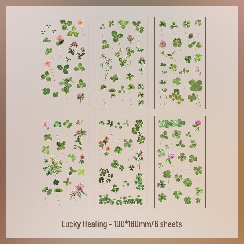 Nature Series: Daisy & Rose Waterproof Children's Journal Stickers Pack for DIY Decoration