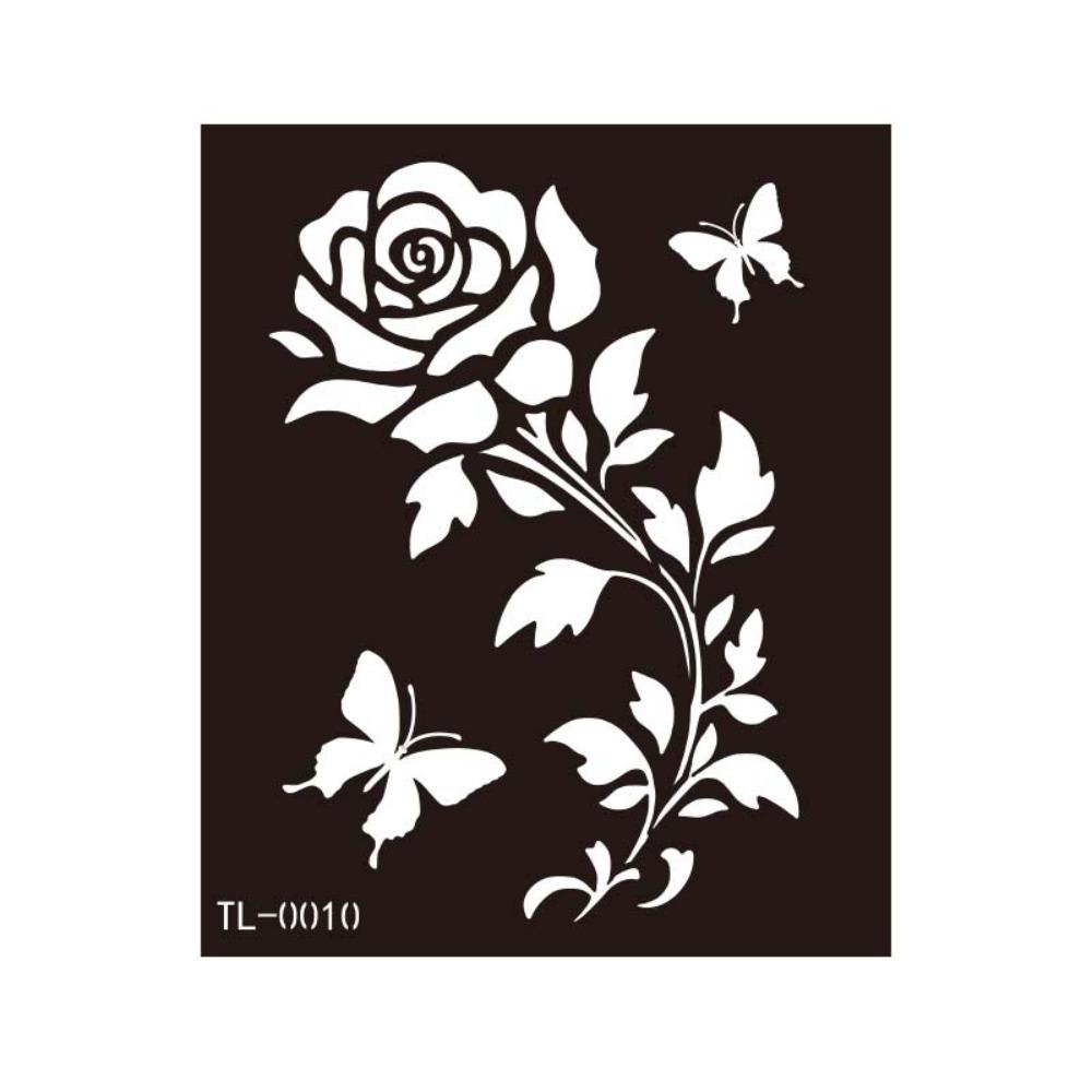 Fake Tattoo Decals Henna Tattoo Template Mehndi Stickers Body Art Sticker Temporary Tattoo Girls
