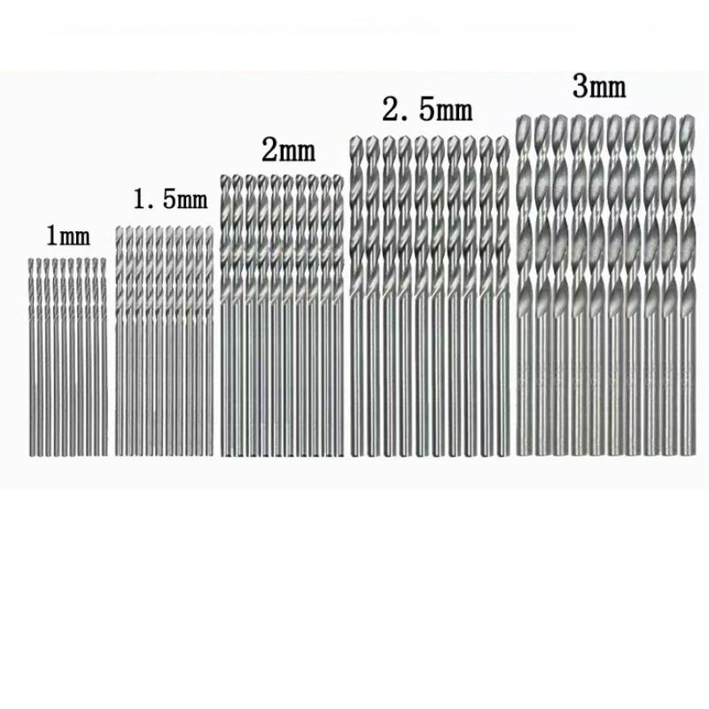 

Набор сверл из быстрорежущей стали с титановым покрытием (100/50 шт.) 100pcs белый