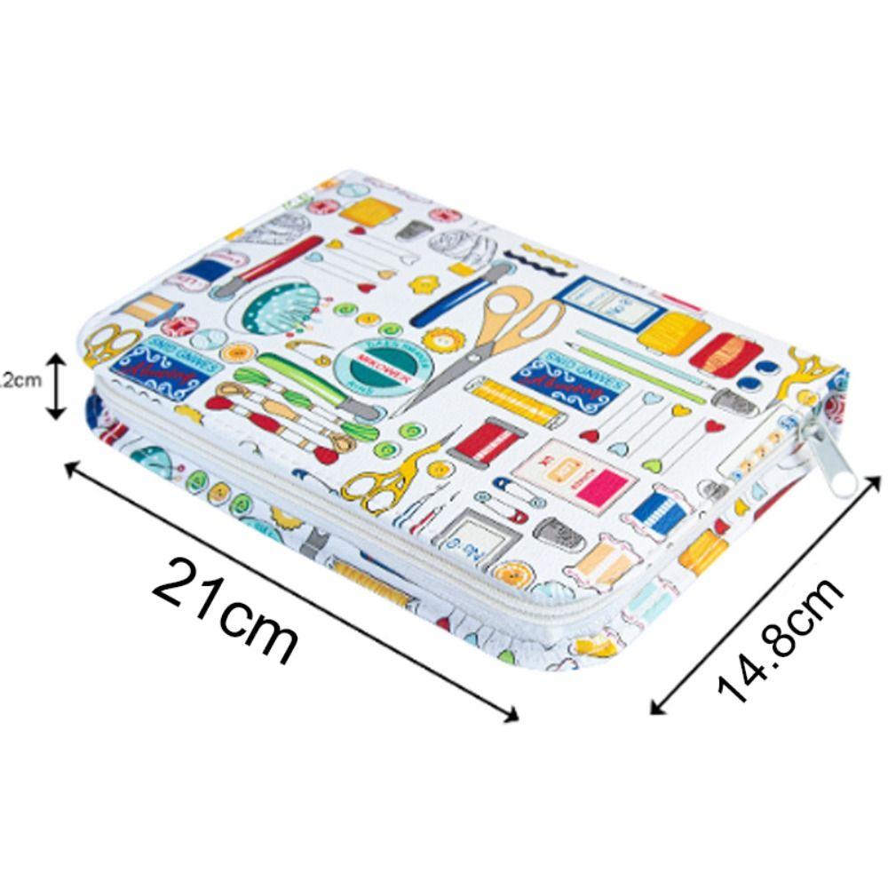 168/170pcs/set Scissors Sewing Kit Portable Needles Thread  Box Sewing Box Set  Household