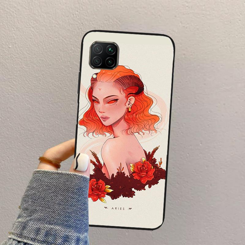 Horoscope Girl Scorpio Taurus Virgo For Huawei Nova 3i 7i 8i 11i 12i 9 10 SE Y73 Y90 Y70 Y72 Y61 Y91 P30 P40 Lite P60 Pro Case