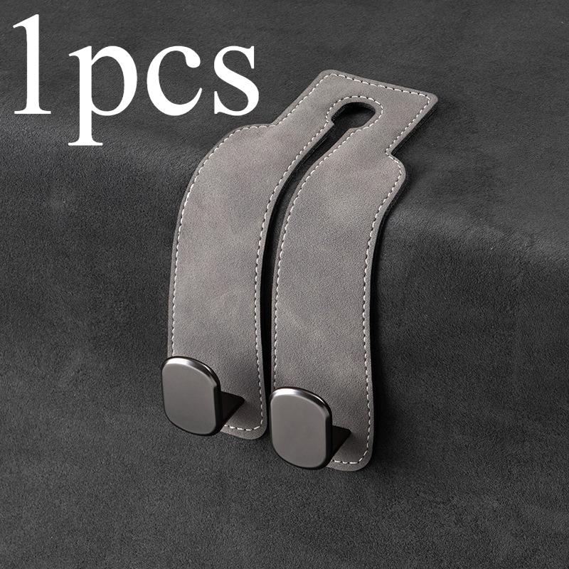 1/2pcs Universal Car Seat Headrest Hooks 2 in 1 Car Seat Back Hook for Purse and Bag Backpack Double Hook Car Seat Hanger