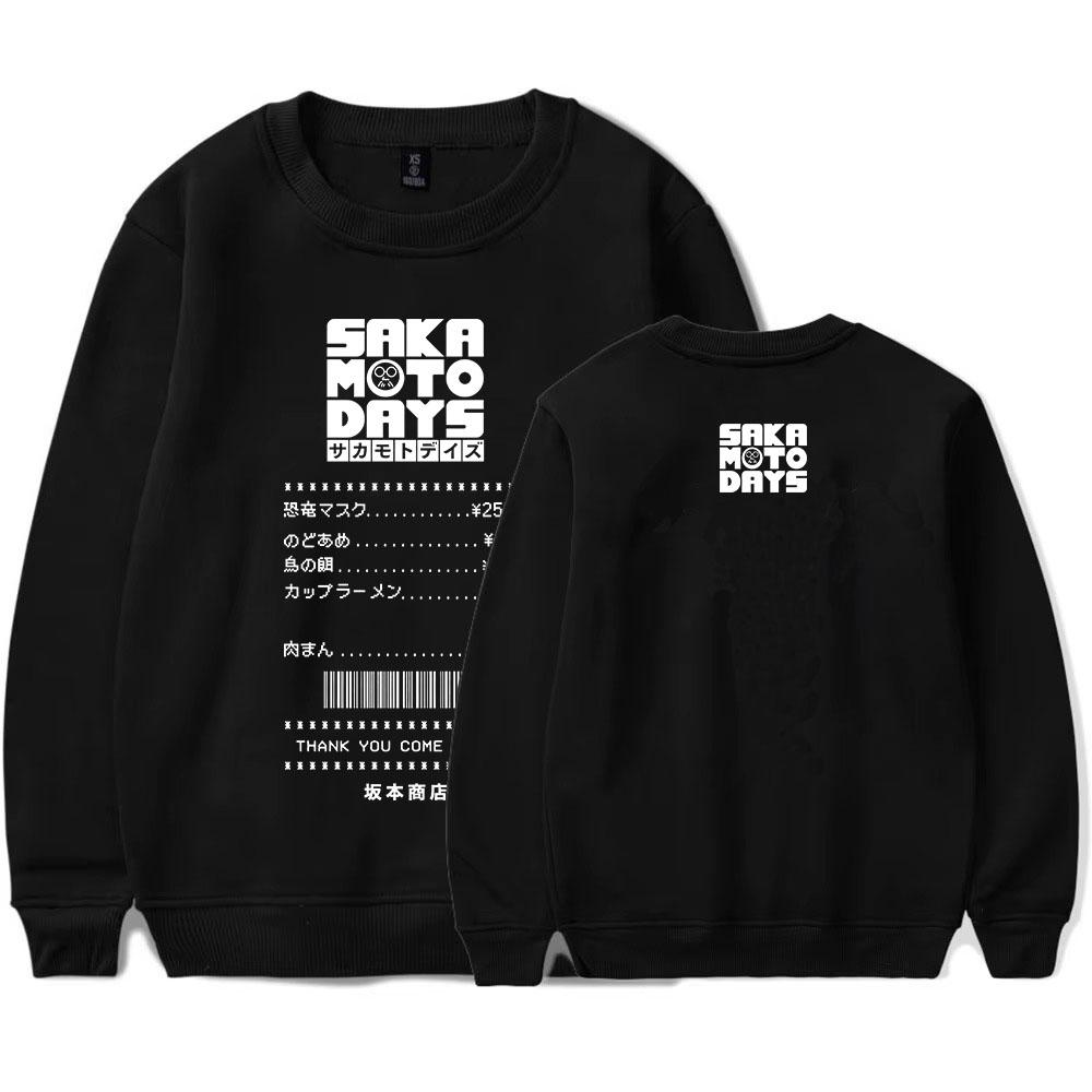 

Sakamoto Days Аніме Худі з Круглим Коміром Довгий Рукав Фліс Унісекс Вуличний Стиль Пуловер Манга Графічний Принт Одяг XXXL