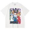 230 Gsm 100% Cotton Evangelion V11 Print Unisex Heavy Cotton T Shirt