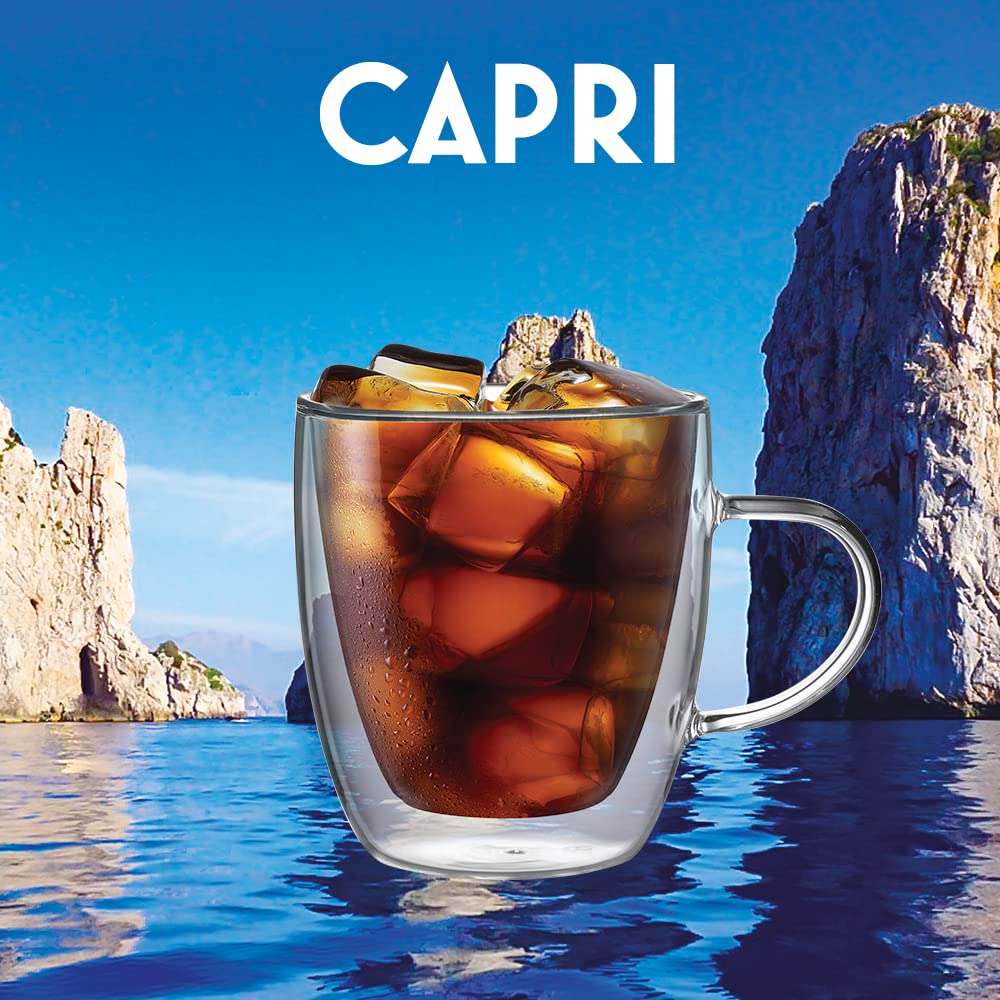 Bialetti Bialetti Capri Double Wall Glass Heat Resistant Glass 350ml 2 Pieces