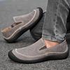 Fashion Mens Casual Shoes Sneakers Fashion Suede  Loafers Comfortable Flat Driving Shoes Zapatos De Hombre Large Size Men outdoor  Shoes