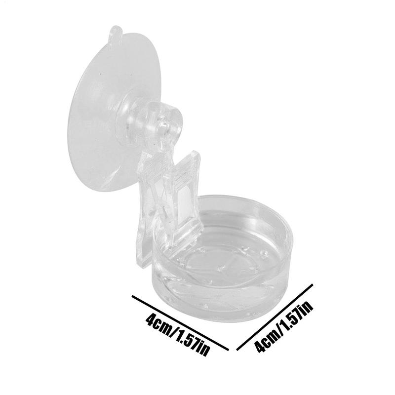 Chameleon Food Bowl Reptile Feeder With Suction Cup Habitat Decoration Pet Water Container Tray For Lizards Spider Tree Frogs