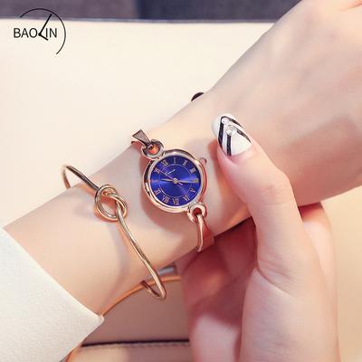 Ladies Bracelet Watch Simple Fashion Small Dial Roman Scale Quartz Ladies Watch Women