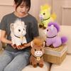 Horse Doll Plush Toy Year of The Horse Auspicious Meaning Keychain Pendant PP Cotton Filling Doll Home Car Decor