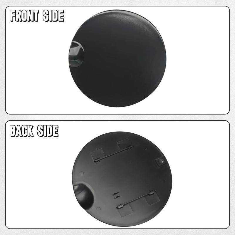Fuel Gas Tank Filler Door Lid Cover ABS Unpainted Black for Ford F-150 F150 2009-2014 Lincoln Mark LT 2010-2014 9L3Z99405A26AA