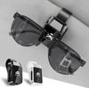 High-end Car Glasses Storage Box Universal Car Visor Sunglasses Storage Rack Bag For Citroen C1 C2 C3 C4 Grand Picasso C3-XR DS alz123