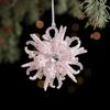 Plastic Christmas Tree Pendant Glitter Artificial Christmas Decoration  Office Decor