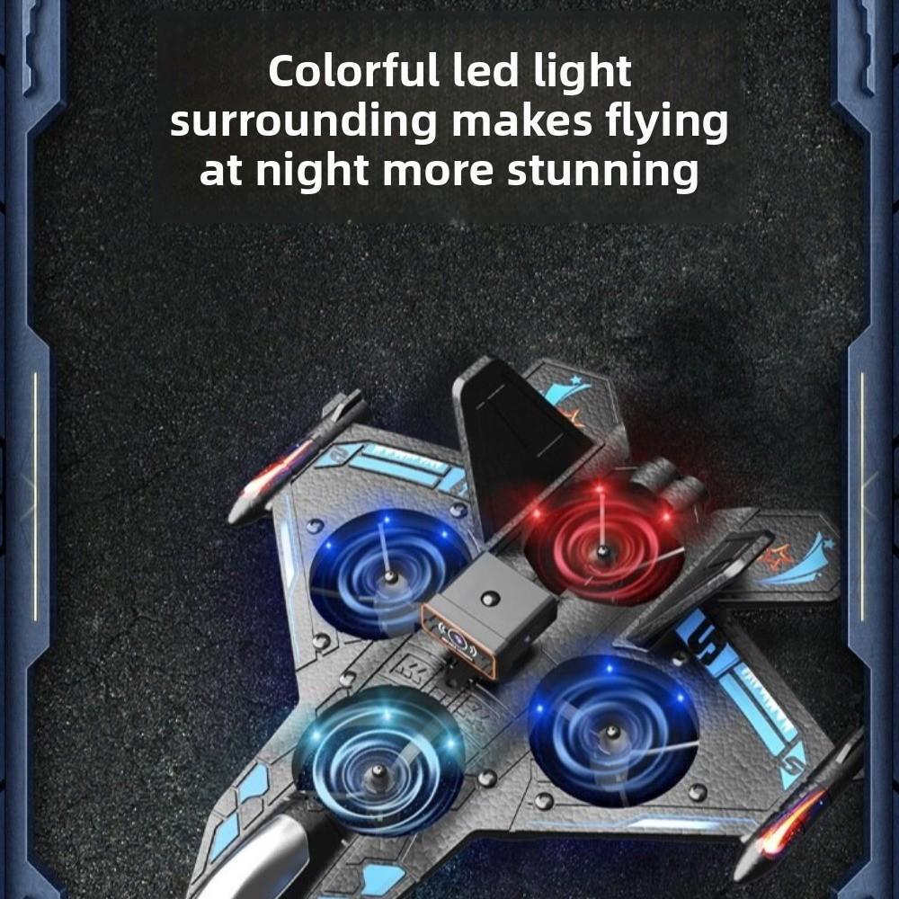 with Light Remote Control Plane Foam Helicopter Quadcopter Creative RC Planes