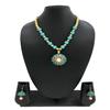 RSINC Fancy Sea Green Beads Fashions Necklace Earring Set for Women & Girls Necklace 13
