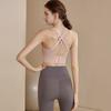 Women's Push-Up Sports Bra: Anti-Sag, Shockproof Yoga Vest for Plus Size Running & Fitness