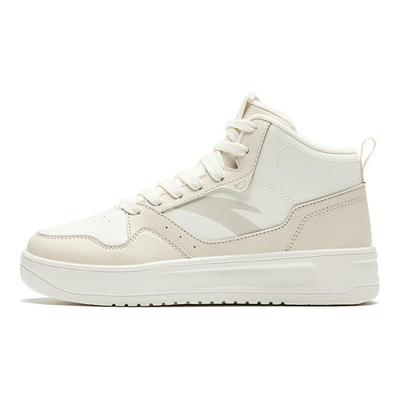 Scarpe da Skate Versatili Comode Resistenti all'Usura Traspiranti Alte Sneakers da Donna Bianche 922348002Q-4