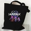 Hunters Surrounding Printed Canvas Shopping Tote Bag With Large Capacity